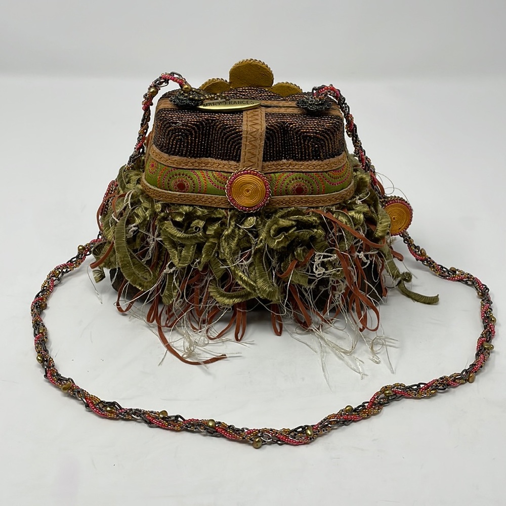Mary Frances Multicolor Beaded Handbag - Picture 2 of 16